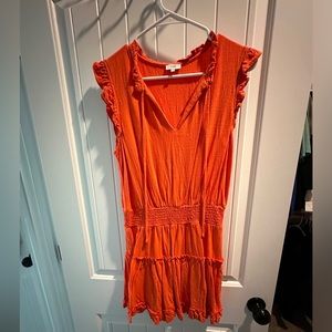 Voy mini orange dress